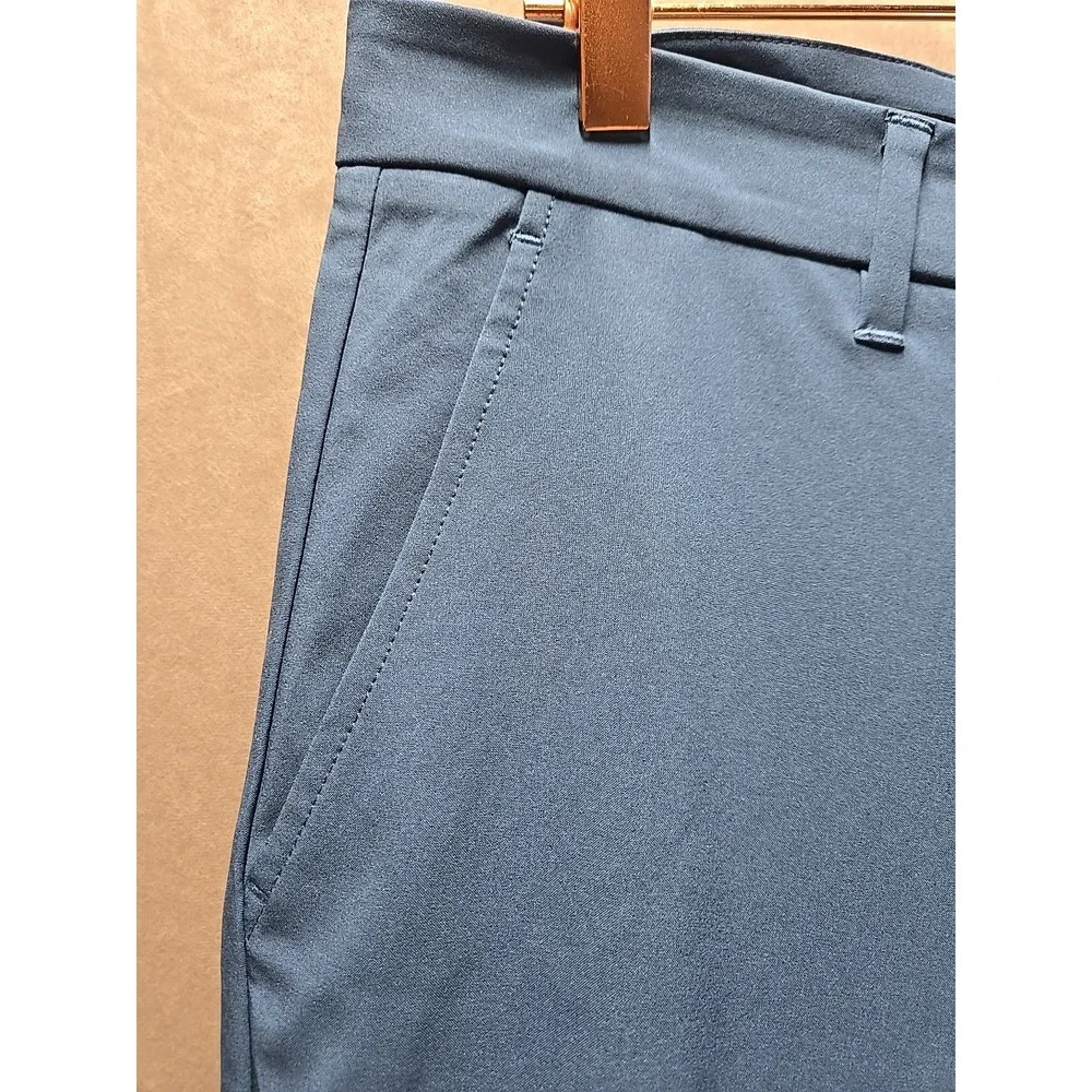 Primo Golf Jogger Pants Mens 35 Short Slate Blue Performance‎ Tapered Ankle Zip